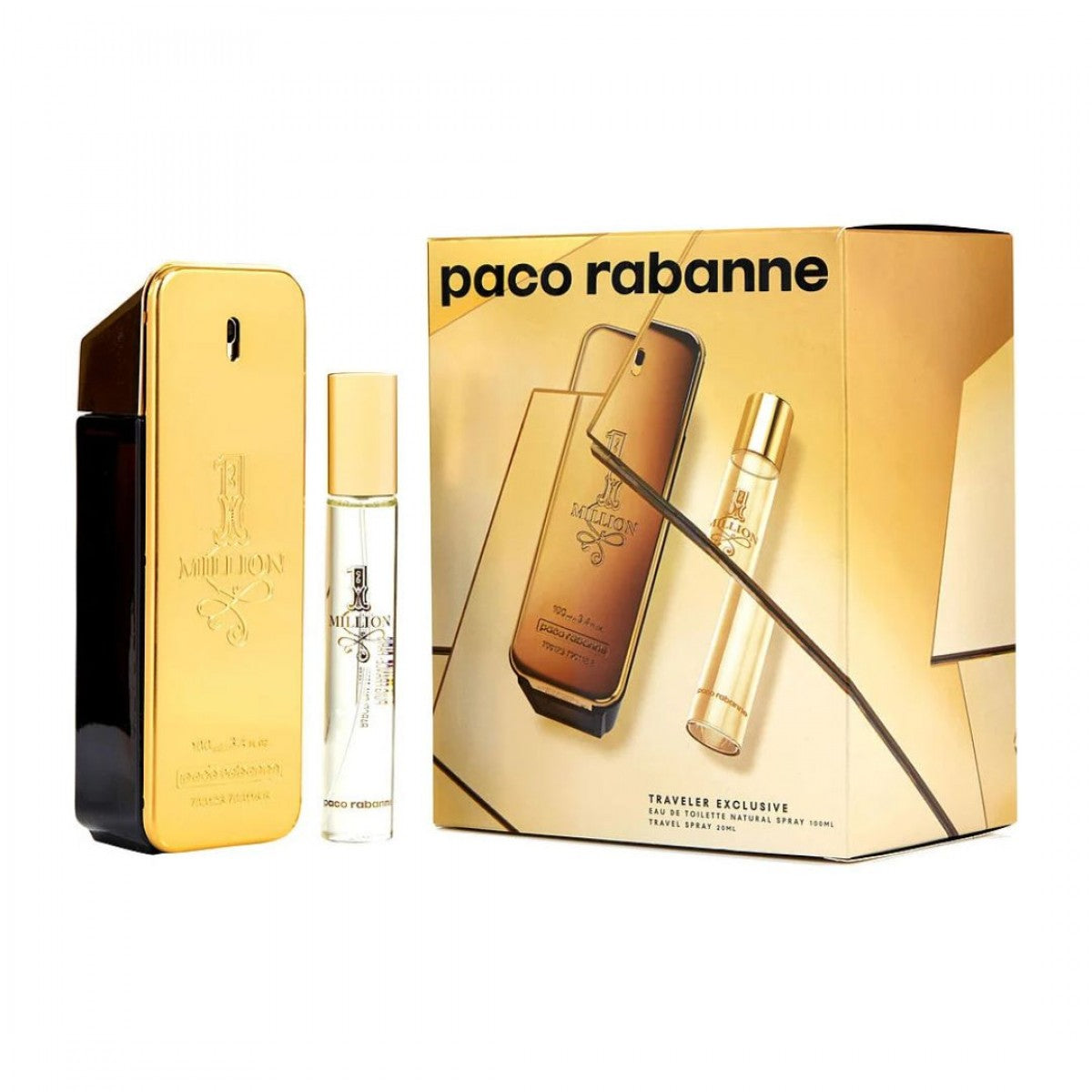 Paco Rabanne 1 Million Eau De Toilette 100Ml Vaporizador + Eau De Toilette 20Ml Vaporizador